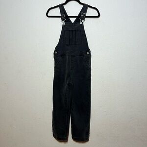 OshKosh Black Wash Kids Denim Overalls Size 10